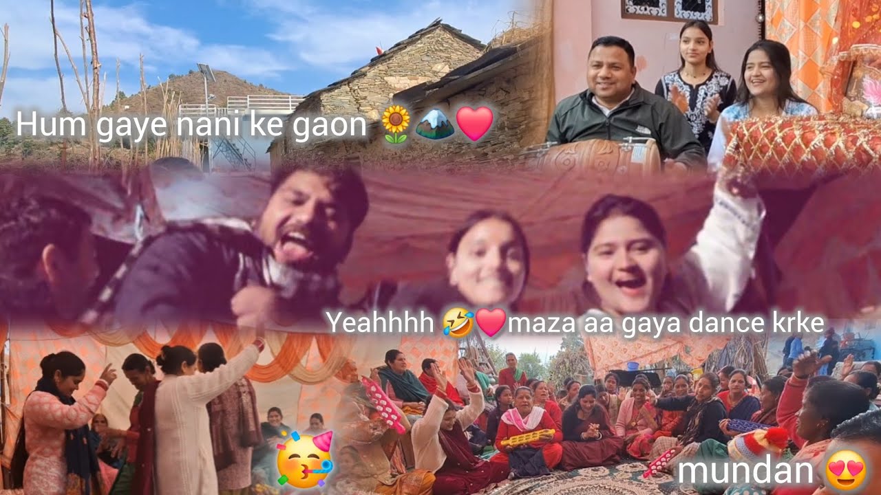 Mama ji ke ladke ka mundan🥳 ❤️ kirtan or dancee me maza aa gyaaaa 💗 #lifestylevlog #viral