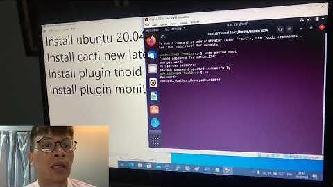 ติดตั้ง cacti 2020 install cacti 2020 + plugin etc.