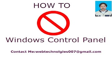 How to enable or disable access to your control panel in Urdu/Hindi