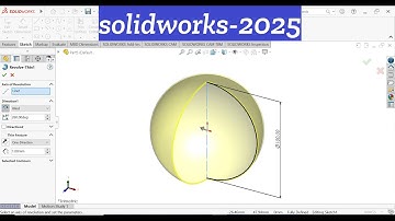 SolidWorks 2025 Tutorial (Revolved Boss/Base)