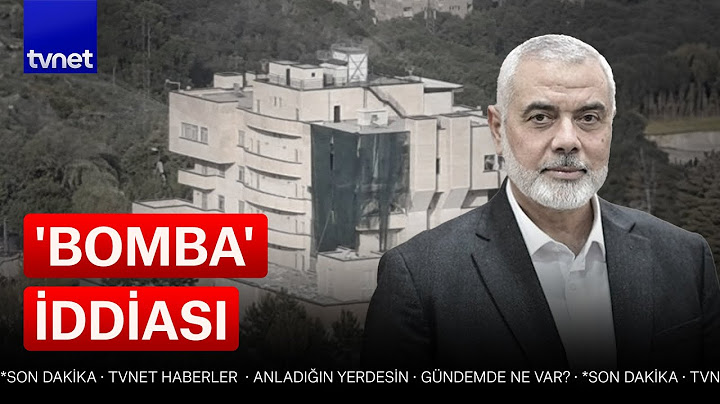 Şehit  İsmail Heniyye suikastıyla ilgili yeni detay!