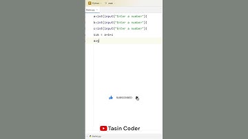 Sum and average of 3 numbers in Python #average #add  #coding #python