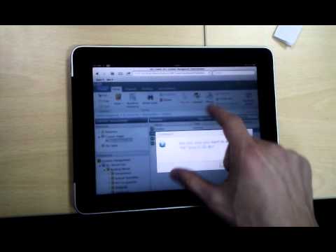 SDL Tridion 2011 new GUI IPAD Accelerometer Feature :-)