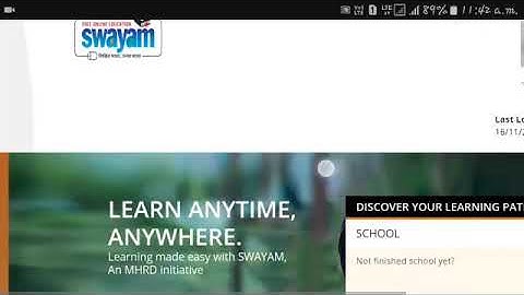 How to update your Additional information at swayam. D.El.Ed  NIOS