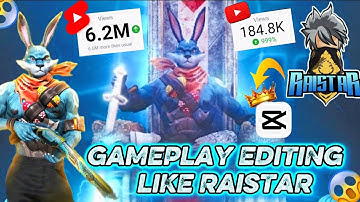 Raistar God Level Montage Editing Faster || 🤯       Gamplay  Editing Like @RaiStar In CapCut || 😨