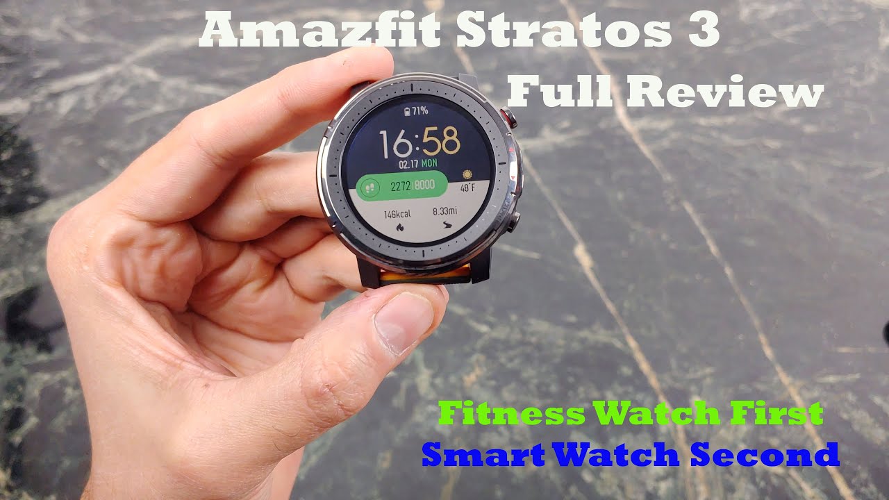 Xiaomi Amazfit Stratos 3 Fitness Watch : Value! -