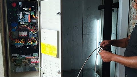 arkel Arcube MRL CONTROL PANEL. details for normal running condition