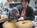 Puppetoys Prehistoric Puppets T-Rex demonstration of motion
