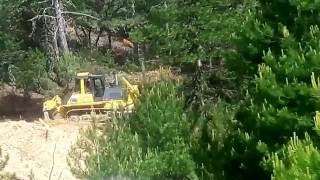 Komatsu D85 Ex Yol Çalışması