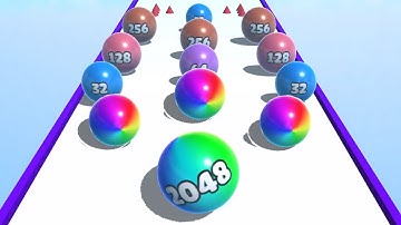 Ball Merge 2048 🟡🟢🔵 BIG UPDATE All Levels Gameplay Walkthrough Android, iOS MAX LEVELS!!!