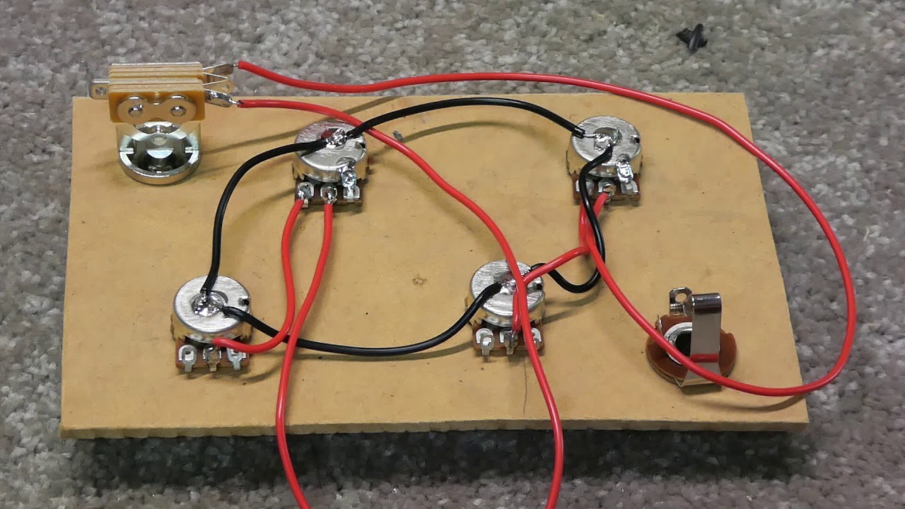 How To Wire A Les Paul Type Wiring Harness - YouTube