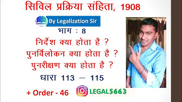 CPC section 113,114 and 115 || Reference, Review and Revision ||