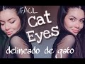 Delineado de gato 🐈 cateyes - FÁCIL