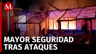 Refuerzan seguridad con 191 elementos en Coatzacoalcos tras ataque e incendio de restaurantes