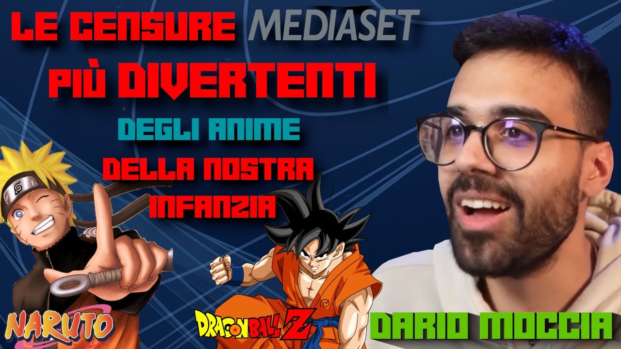 Le CENSURE Mediaset più DIVERTENTI degli anime della nostra infanzia - Dario Moccia Twitch