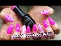 Bright Barbie Pink | Water colour nail | Madam Glam gel polish