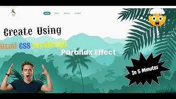 Parallax Effect😃✨🤯in Html CSS JS #code #learn #effects #video #trending #make #build #html #css #js