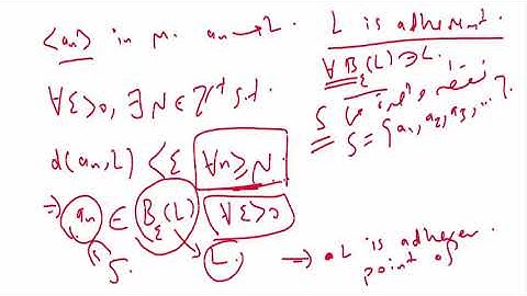 Bounded sequences in metric spaces