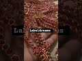 Pink ruby rani haar  .. very light weight ear jumkas with screw back