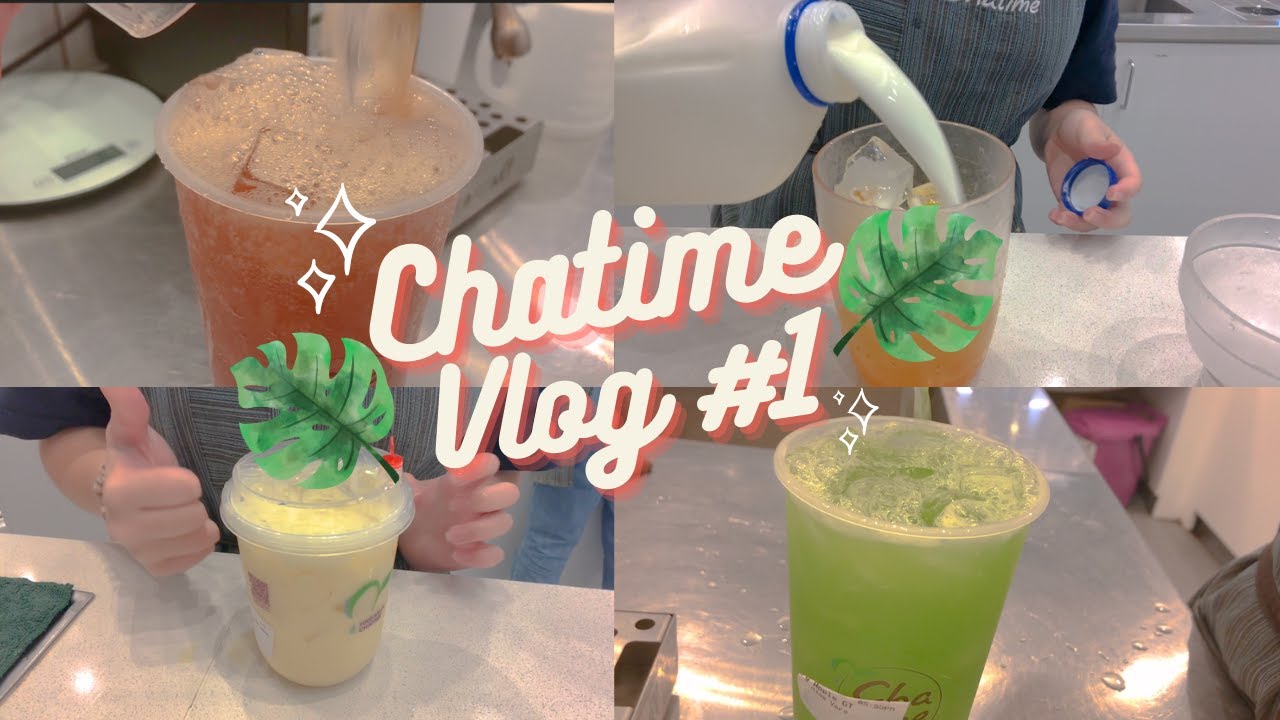 Day In The Life Of A Bubble Tea Barista | Chatime Café Vlog ☕️💜 - YouTube