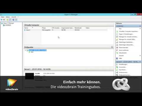 MCSA 70-410 (Teil 6) Tutorial: Prüfpunkte verwalten |video2brain.com