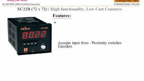 SELEC XC22B DIGITAL COUNTER