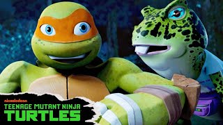 Mikey Meets A Talking Frog 🐸 | Full Scene | Teenage Mutant Ninja Turtles