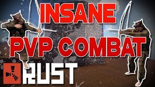 DOMINATING SOME INSANE BOW FIGHTS! - Rust Group Survival Gameplay EP1