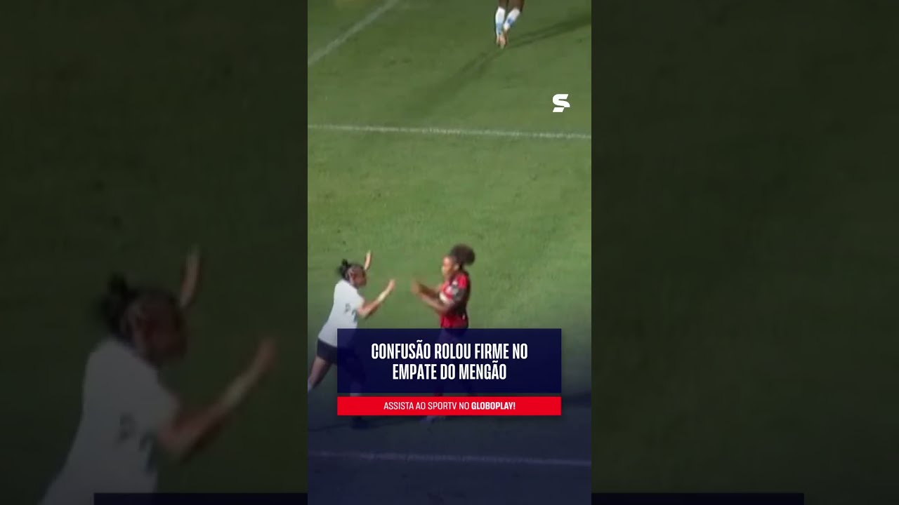 CONFUSÃO NO GOL DE EMPATE DO FLAMENGO! | #shorts | sportv