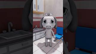 Nurse from Animal Hospital Lost Her Colors #shorts #game #fun #animation