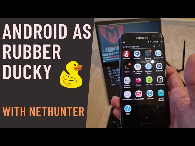 How to use Android as Rubber Ducky from NetHunter - part 1 | Tutorial | HID | BadUSB class=