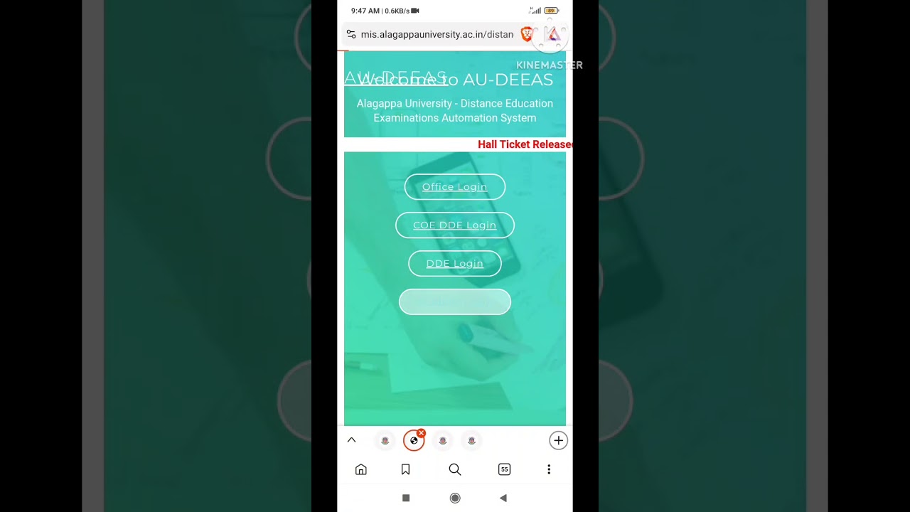 Alagappa University DDE May 2025 HallTicket Published!!