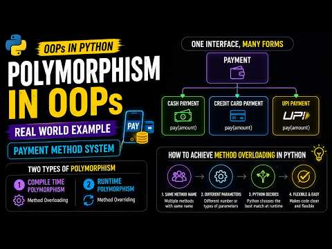 Python Polymorphism Explained | Payment Method Example | Explain Overloading & Overriding