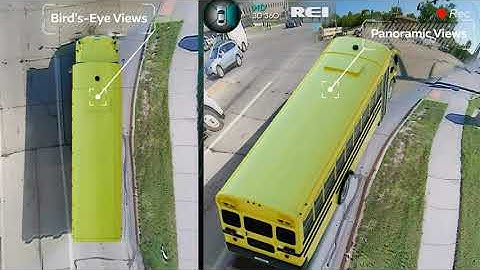 School Bus - REI 3D 360º HD Surround View Camera System