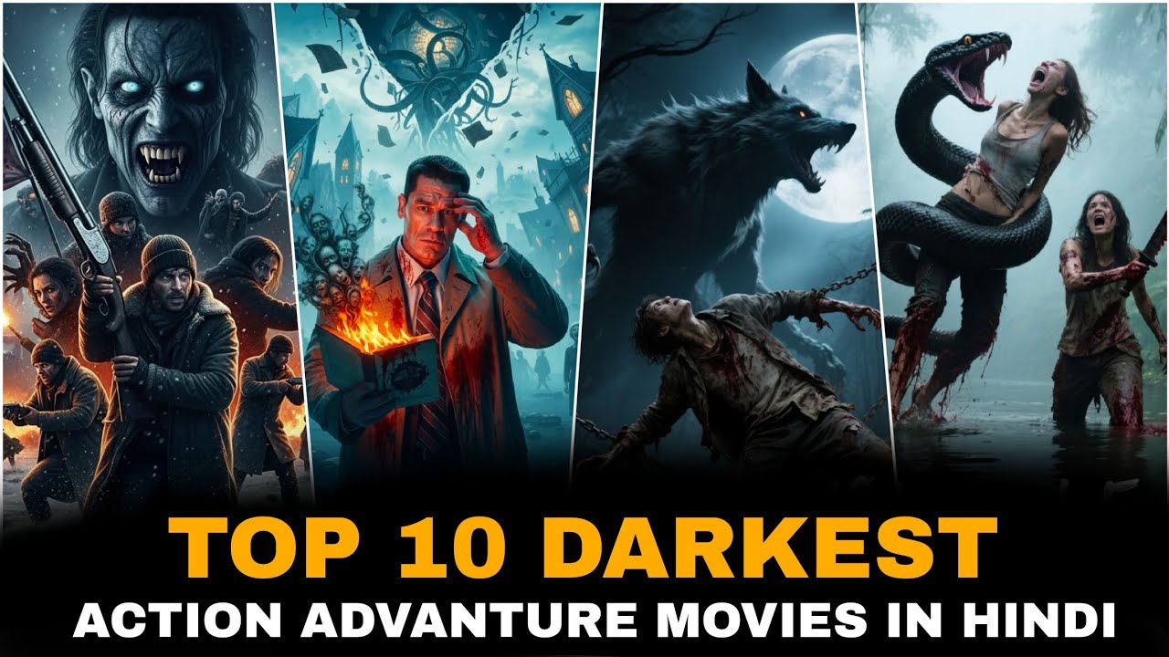 Top 10 Darkest Action Advanture Movies In Hindi | Advanture Movies You Never seen Before | 2025 |