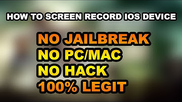 HOW TO SCREEN RECORD YOUR IOS DEVICE FOR FREE! NO JAILBREAK NO MAC NO PC NO HACK!