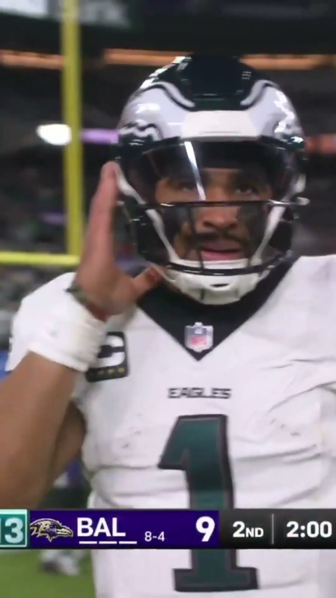 Jalen Hurts TUSH PUSH FOR THE TD!!! EAGLES WITH THE LEAD!!! ?? Eagles vs Ravens Highlights