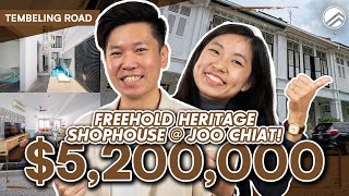 Tembeling Road -Freehold Conservation Residential Shophouse | 2-Bedroom | $5,200,000 | Melvin&Jessin