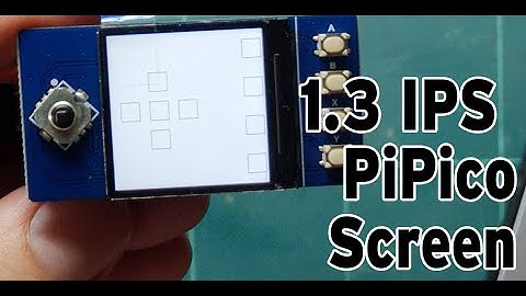 WaveShare 1.3" IPS LCD Screen first looks