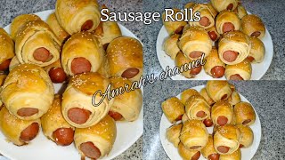 Mapishi rahisi ya Mikate ya sosej | Sausage Bread rolls recipe | Rooti | sausage in a blanket