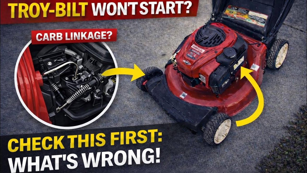 Troy Bilt Tb110 Wont Start