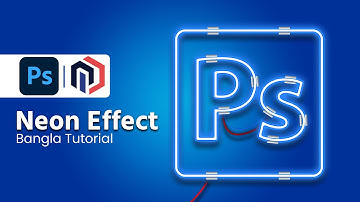 Neon Light Effect Photoshop Tutorial | Bangla Tutorial