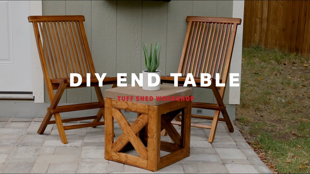 DIY End Table YouTube