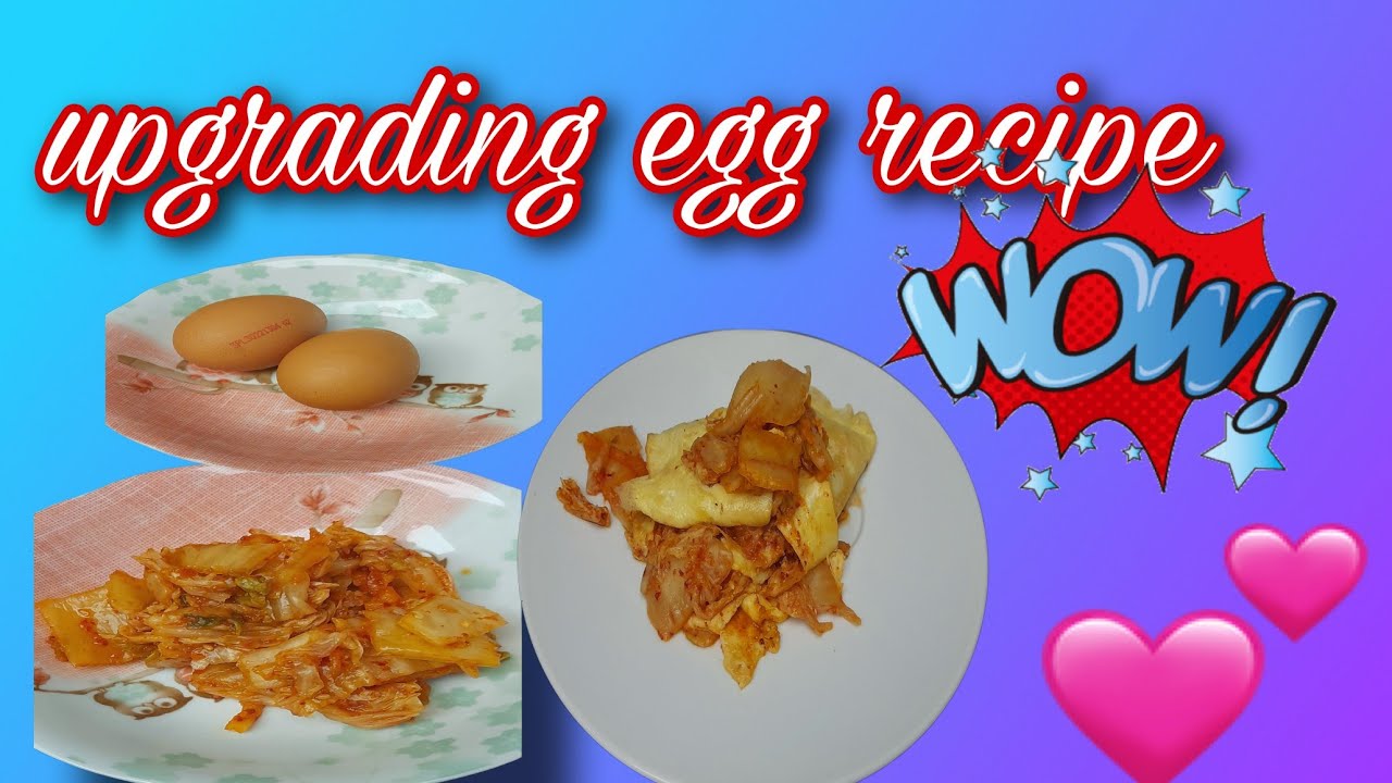 SCRAMBLE EGG WITH KIMCHI YouTube