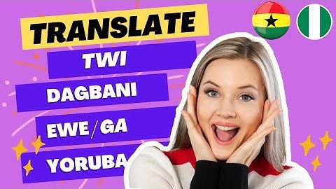 Translator for African languages [Khaya:The only translator in Africa]