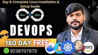🚀 Day 9: Complete Linux Installation & Setup Guide | DevOps 180 Days Challenge | Beginner to Pro