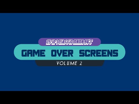 MAME Classic 25 In 1 Game Over Screens In The 90 S Volume 2 