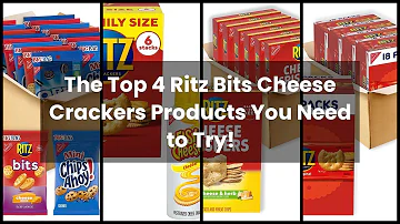 ¿Qué tipo de queso llevan los Ritz Bits?