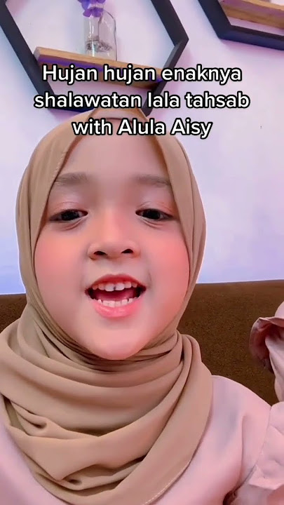 Shalawat Lala tahsab with Alula Aisy🥰🥰 #sabyan #nissasabyan #shorts #explore #explore