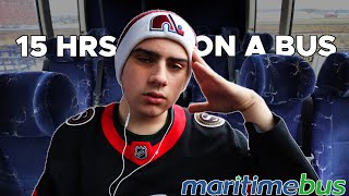 15 horas na viagem de onibus mais longa do Canada